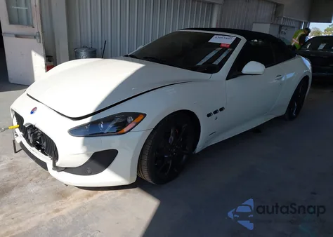 2014 Maserati Granturismo Mc/Sport из США, поврежденный, VIN ZAM45VMAXE0093339